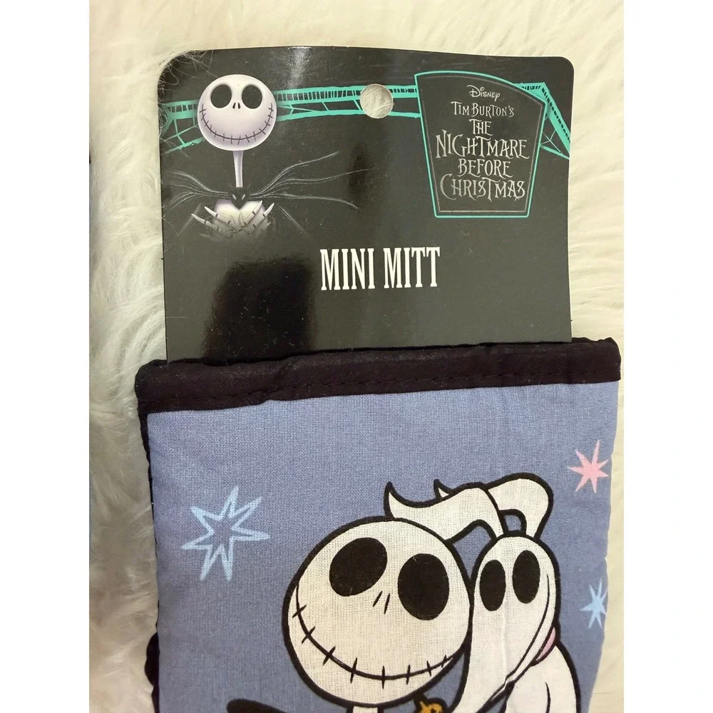 Disney Nightmare Before Christmas Jack Skellington Zero Mini Oven Mitt Set 2pc
